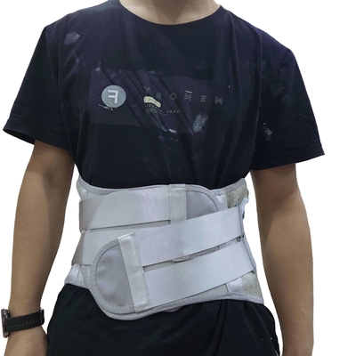 Ceinture de soutien lombaire de plaque d'acier réglable pour soulager la décompression