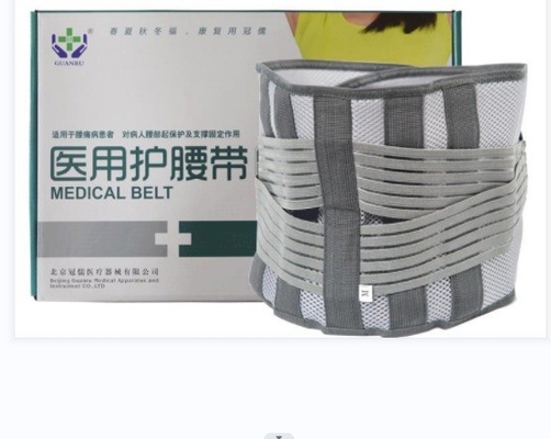 Ceinture de protection de la colonne vertébrale lombaire de qualité médicale de type CR III avec élasticité et plaque d'acier