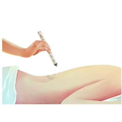 Longue durée de conservation bâton de moxibustion sans fumée pour le traitement de la médecine traditionnelle chinoise