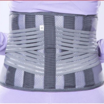 Soutien lombaire pour les disques saillants couture d'une aiguille uniforme sans points de suture