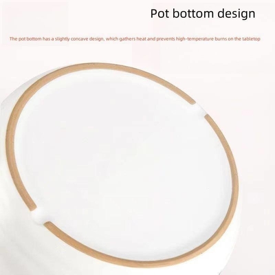 Ensemble de ustensiles de cuisine non adhésifs blancs pour la décoction de la soupe à base de plantes de la médecine traditionnelle chinoise