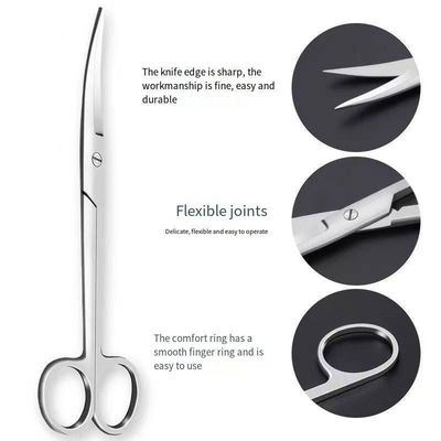 Instruments de chirurgie en acier inoxydable Décapage endoscopique Ciseaux arthroscopiques