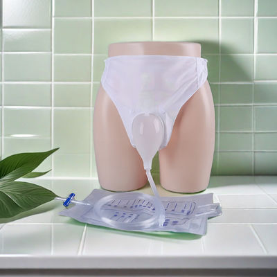 Classe I Excellente capacité de collecte Sac de drainage d'urine masculine pour récipient médical
