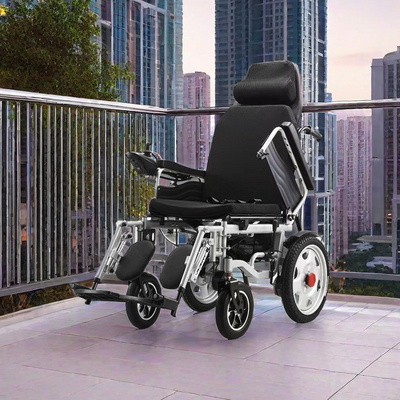 Chaise roulante pliable électrique pour handicapés, de dimensions générales de 108*67*91cm