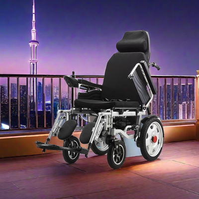 Portable Voyage Amélioration de puissance télécommande fauteuil roulant pliable maison 250W * 2 pour les acheteurs Amazon