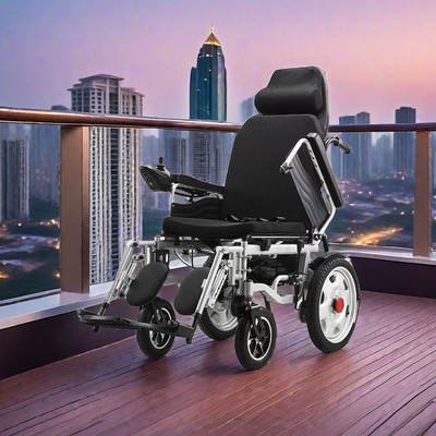 Chaise roulante pliable et portable pour la maison