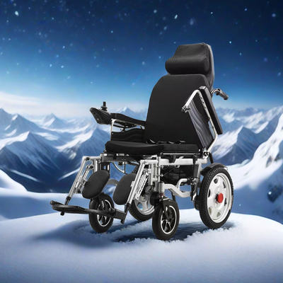 Faible poids et durable 83*43*79cm fauteuil roulant pliant avec panier d'accessoires en plastique