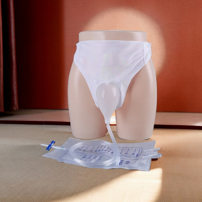 2000 ml de sac d'urine masculin à usage unique pour adultes et pour jambes avec support et durée de conservation de 3 ans