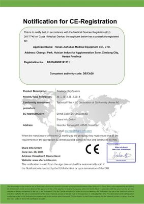 Sacs lymphatiques Drainage de l'urine Drainage Sac urinaire Classification des appareils ménagers Classe I