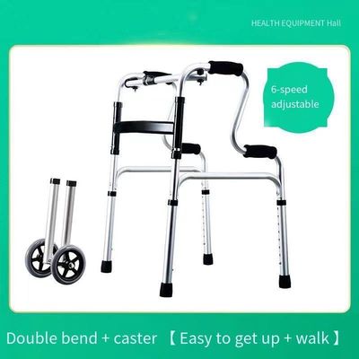 Marcheur handicapé avec tapis de pieds antidérapants et aide à la marche à base de coussin en PP