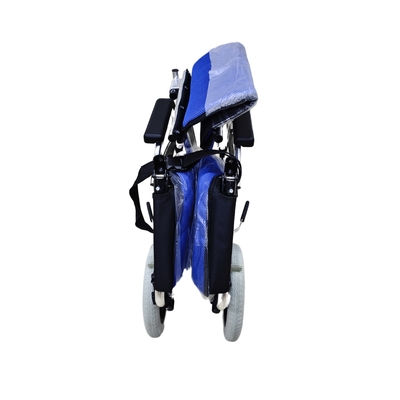 Chaise roulante médicale pliante pratique et portable pour handicapés, capacité de charge 120 kg