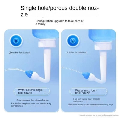 Traitement efficace de la rhinite et de la congestion nasale par la seringue nasale lavage pour bébé