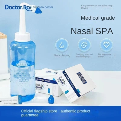 Traitement efficace de la rhinite et de la congestion nasale par la seringue nasale lavage pour bébé