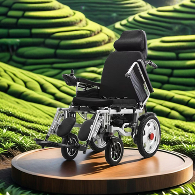 Scooter automatique à dossier élevé avec pleine inclinaison et excellent mécanisme de pliage