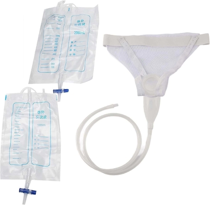 Classification des instruments Classe I Sac de décharge urinaire en plastique amovible de luxe