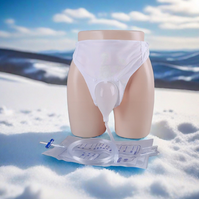 Drainage en plastique amovible pour sacs urinaires pédiatriques