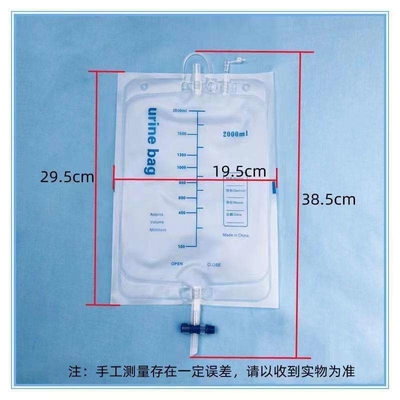 Durée de conservation de 3 ans Sac d' urine stérile portable pour la collecte externe scellée et à domicile