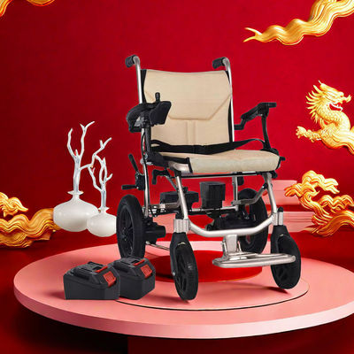 Vente d'équipements médicaux fauteuil roulant électrique pliable HBLD3-C Performance légère
