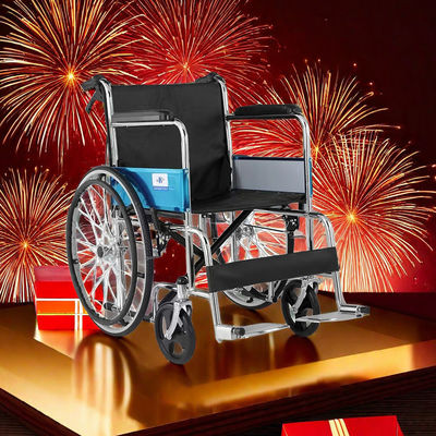 Chaise roulante professionnelle à domicile pour personnes âgées Hôpital pliable manuel et portable