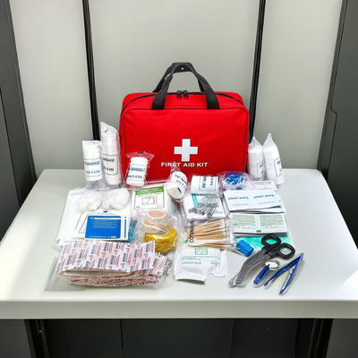 Norme de sécurité EN 149 -2001 A1-2009 Trousse de premiers secours portable pour les traumatismes et les abrasions