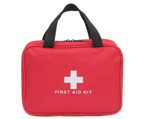 25 pièces de matériel de soins de santé à domicile, trousse de premiers soins rouge avec type de désinfection Eo