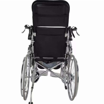 Chaise roulante pliable légère pour les utilisateurs handicapés pliable manuelle et dos réglable