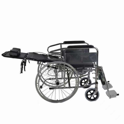 Chaise roulante pliable légère pour les utilisateurs handicapés pliable manuelle et dos réglable