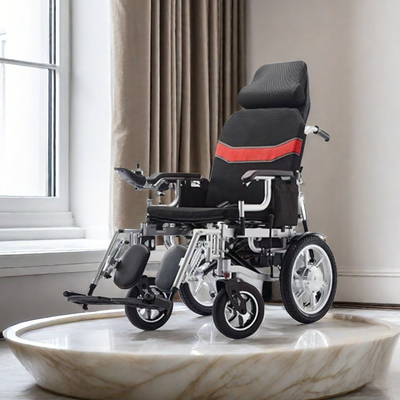 24V en plastique Pouvoir léger pliable Mobilité scooter fauteuils roulants fauteuil roulant motorisé