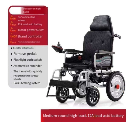 250W*2 fauteuil roulant électrique pliable pour personnes âgées et handicapées