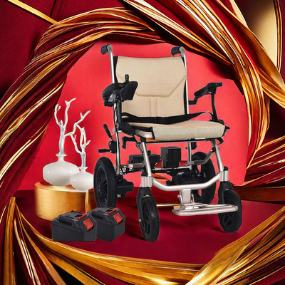 Véhicule portable en fauteuil roulant pour besoins médicaux Léger et pratique à transporter