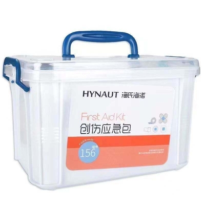 Kit de premiers secours d'urgence portatif imperméable à l'eau de 156 pièces certifié CE