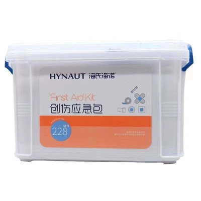 Kit de premiers secours d'urgence portatif imperméable à l'eau de 156 pièces certifié CE