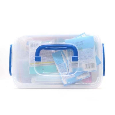 Kit de premiers secours d'urgence portatif imperméable à l'eau de 156 pièces certifié CE