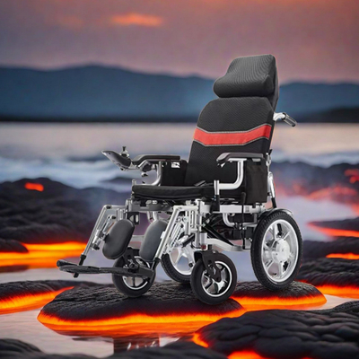 Équipement médical de classe II Amortisseur de choc stable fauteuil roulant quadriplégique
