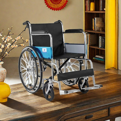 809 Modèle de fauteuil roulant pliant pour handicapé facile à manœuvrer et à ranger