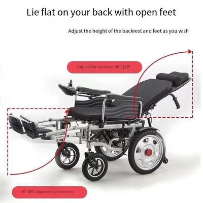 Amazon Main Downstream Platform fauteuil roulant électrique pliable avec équipement médical 250W*2