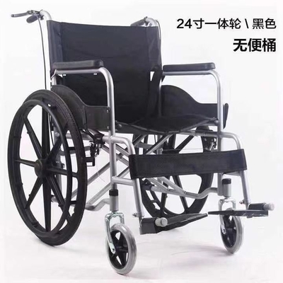 Pneus solides et tissu respirant coussin pliable fauteuil roulant Handbike pour le médical