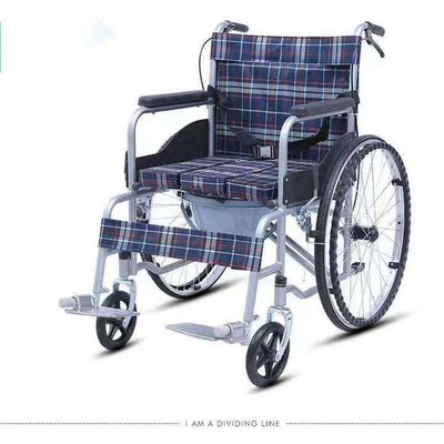 Pneus solides et tissu respirant coussin pliable fauteuil roulant Handbike pour le médical