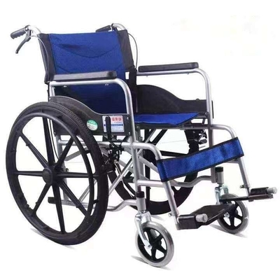Pneus solides et tissu respirant coussin pliable fauteuil roulant Handbike pour le médical