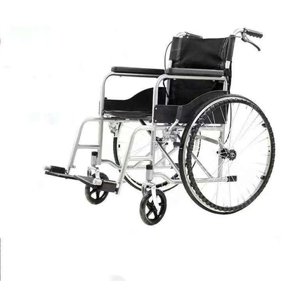 Pneus solides et tissu respirant coussin pliable fauteuil roulant Handbike pour le médical