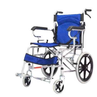 Pneus solides et tissu respirant coussin pliable fauteuil roulant Handbike pour le médical