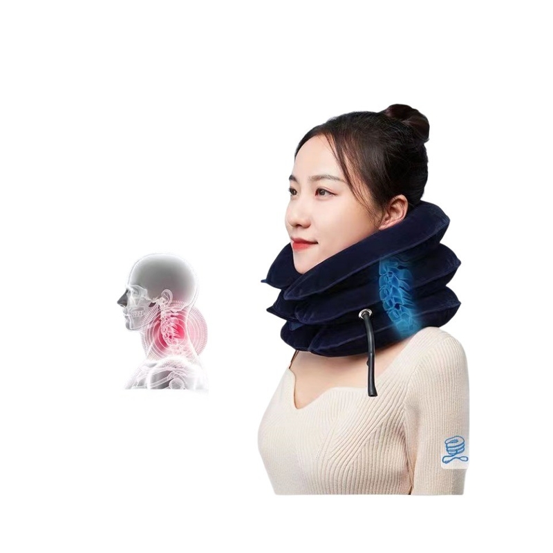 Le collier de colonne vertébrale est parfait pour soutenir la traction cervicale.
