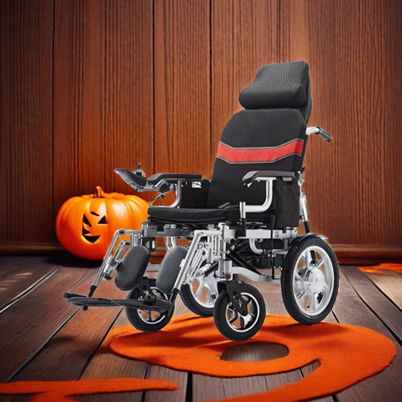 83*43*79cm fauteuil roulant électrique en fibre de carbone pliable automatique pour la maison Instrument de classe II