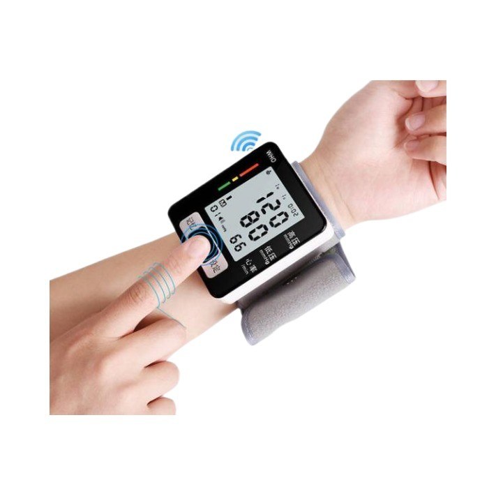 Moniteur de fréquence cardiaque intelligent par voix Source d'alimentation électrique Afficher l' heure et la date