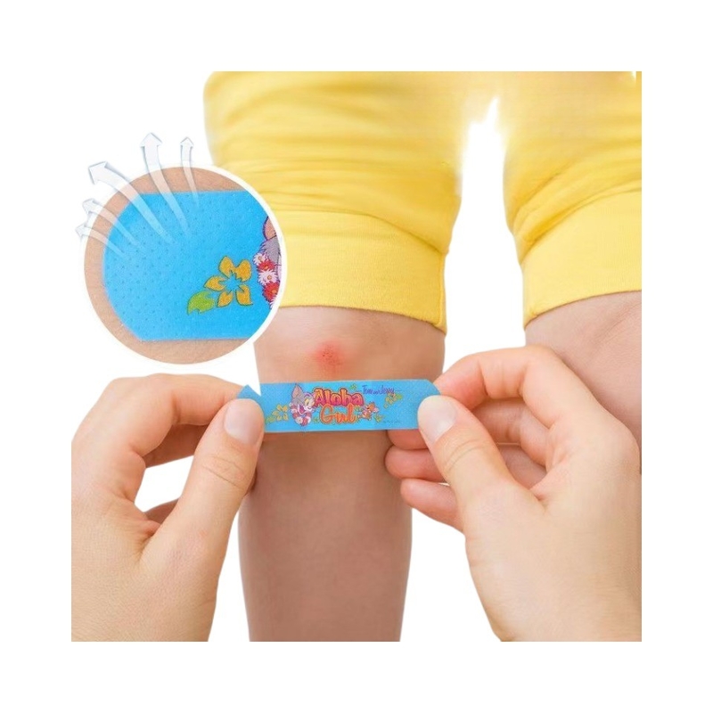 GB/T 32610 Bandage de dessin animé sur mesure pour les enfants, trousses de premiers soins, plâtre pour plaies