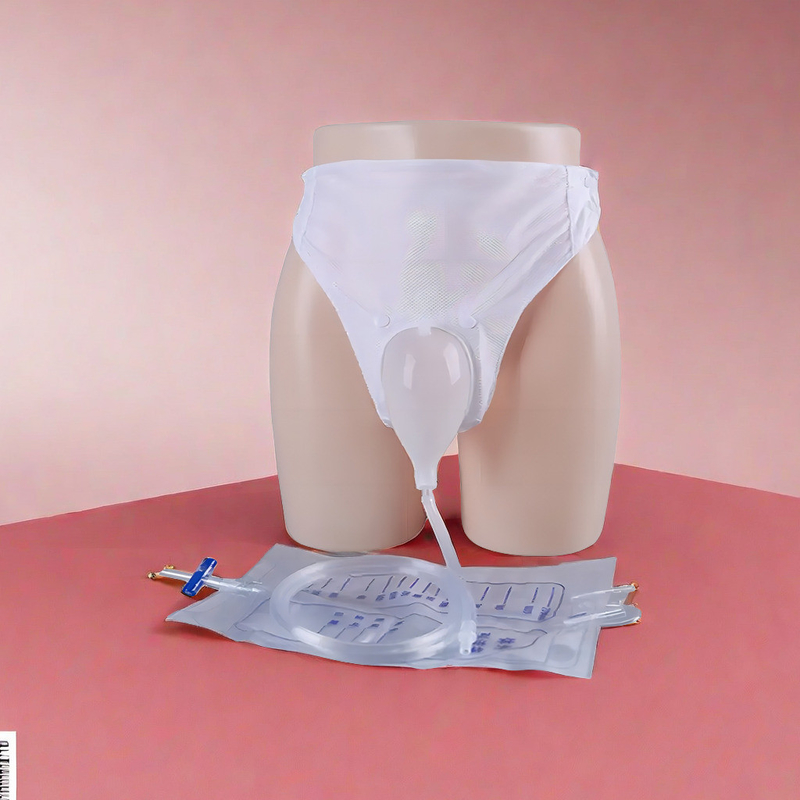 Sac d'urine portable pour homme contenant un collecteur de cathéters urinaires externes de classe I