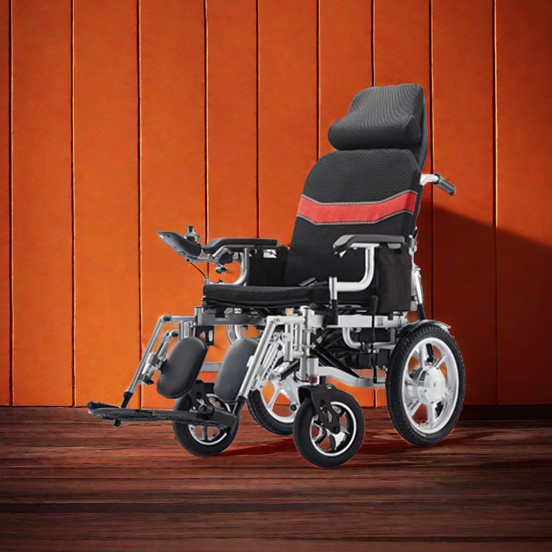 24V CE ISO 13485 Manuel pliable fauteuil roulant électrique pour personnes âgées et handicapées