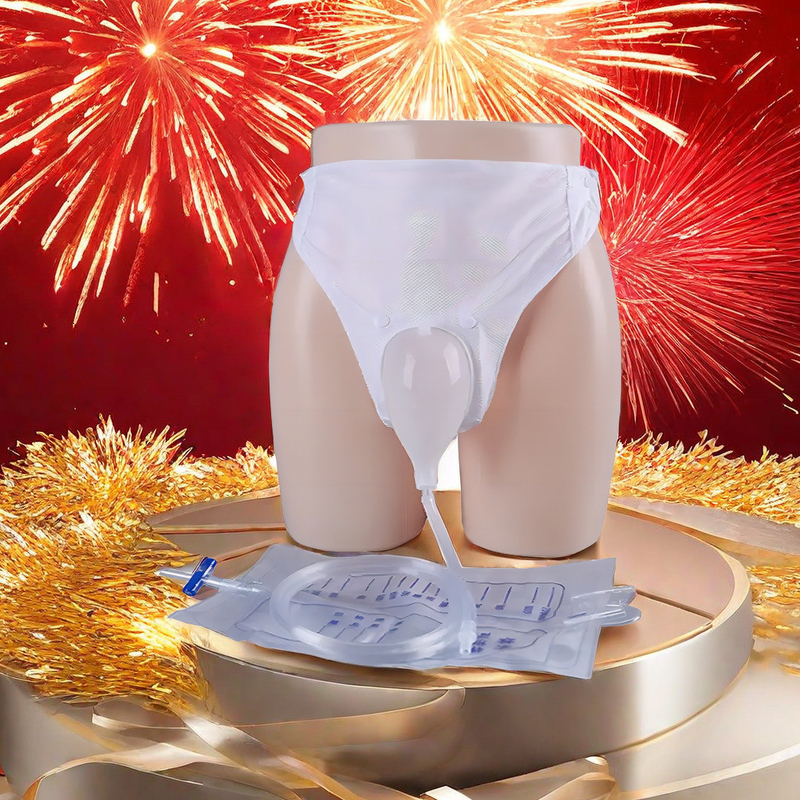 Sac collecteur urétral de qualité médicale pour collecte d'urine de monsieur Durée de conservation 3 ans