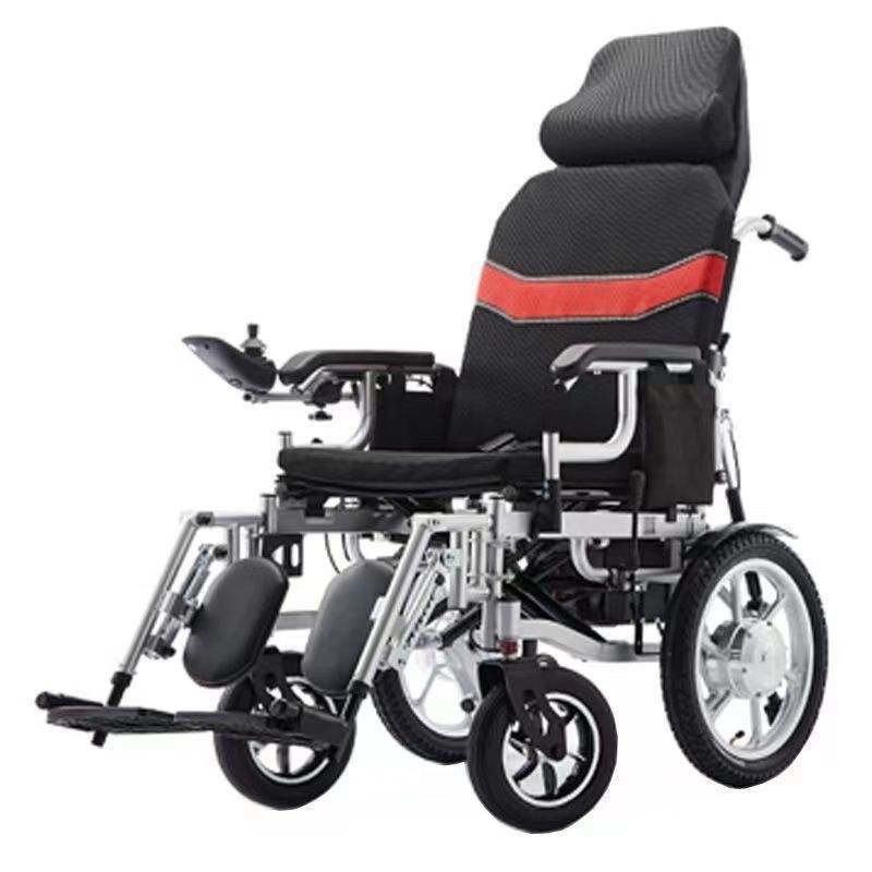 CE ISO 13485 Certifié 500W Chaise de transfert de roue à moteur avec hamac Poids de chargement 120kg