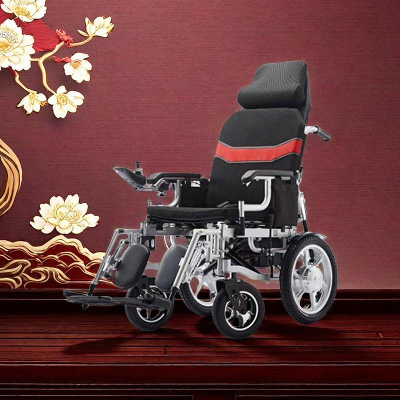 Chaise roulante à haute tension à 24 V pour handicapés et personnes âgées à domicile ou à l'hôpital